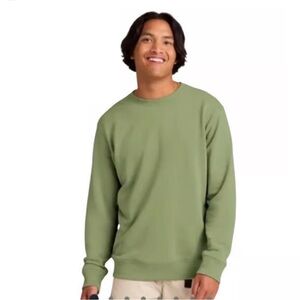 Allbirds Men's Olive Green Organic Pima Cotton Crewneck Sweatshirt. Medium NWT
